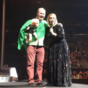 Adele brought an Irishman and his dog up on stage in California