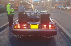 The Gardaí pulled over a DeLorean and made an excellent Back to the Future reference