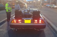 The Gardaí pulled over a DeLorean and made an excellent Back to the Future reference