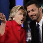 Hillary Clinton laughed off claims about her health on a US talk show last night