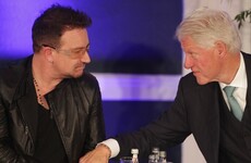Bono wanted the Clintons to help him call the International Space Station