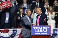They call me MR BREXIT! Trump and Farage campaign together in Mississippi