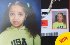 This teen perfectly recreated a cringey childhood outfit for her school photo