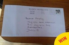 An Post did a stellar job of delivering this letter to Annalise Murphy