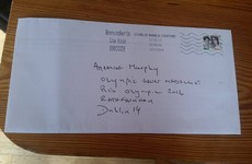 An Post did a stellar job of delivering this letter to Annalise Murphy