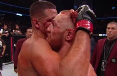 'Great fight, brother' - UFC footage captures sporting exchange between McGregor and Diaz