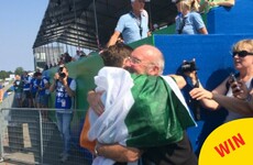 Here's the moment Paul O'Donovan met his dad after his World Championship gold