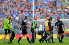 Kerry supporters appear to throw objects at referee following controversial finish at Croke Park
