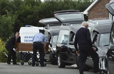 Four hearses on a country road: a community in anguish at suspected murder-suicide