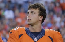 The Denver Broncos are starting a quarterback who has never thrown an NFL pass and nearly quit football to work in real estate