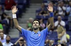 Novak Djokovic treated the crowd to a bit of Phil Collins after his win at the US Open last night