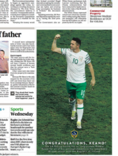 The LA Galaxy has just paid a classy tribute to Robbie Keane on his big day