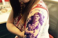 This Kerry woman lost a bet and had to get a Dublin footballer tattooed on her arm