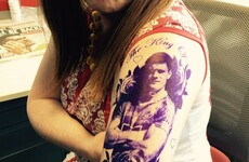 This Kerry woman lost a bet and had to get a Dublin footballer tattooed on her arm