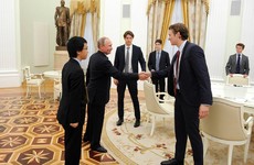These teenage students from Eton secured a personal audience with Vladimir Putin