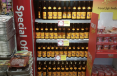 Well, the SuperValu in Stradbally is ready for the weekend anyway