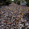 Hundreds of thousands march against government in Venezuela
