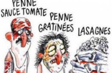 Charlie Hebdo have drawn cartoons featuring Italy's earthquake victims as lasagne