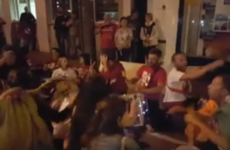 The Cork City Samba Band led a brilliant singalong for the O'Donovan brothers