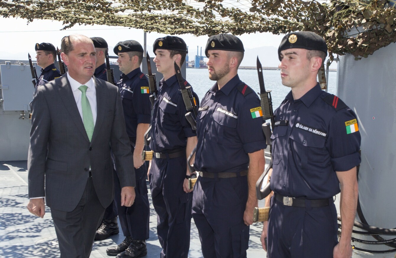 Irish Naval Service crew to be given medals for assistance with migrant