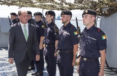 Irish Naval Service crew to be given medals for assistance with migrant crisis