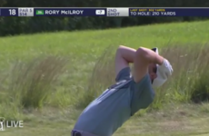 Rory McIlroy was INCHES away from an albatross at the Deutsche Bank
