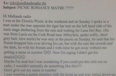 A Laois woman has appealed to local radio to find a man she met at Electric Picnic