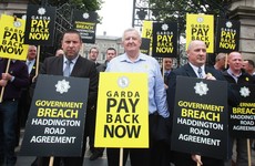 The Garda union is asking members whether or not they want to strike over pay