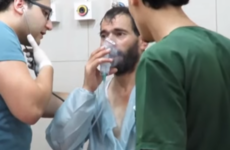 Warplanes have dropped suspected chlorine bombs on a crowded neighbourhood in Aleppo