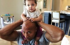 The Rock's baby daughter shite all over him during a 'motivational speech'... it's the Dredge