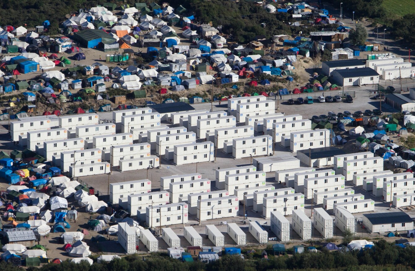 Britain is building a "monstrous" wall at the Calais refugee camp