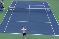 Andy Murray fell apart at the US Open after a bizarre 'gong' sound interrupted play