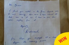 A Wexford lad lost his wallet at Electric Picnic and a sound woman posted it back to him