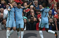 De Bruyne excels as City get the better of United in electrifying Manchester derby
