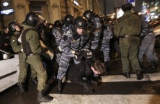 Clashes as anti-Putin protestors take to streets in Moscow