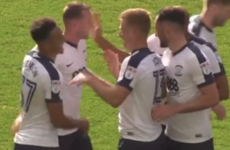 Aiden McGeady scored an absolute screamer on his Preston debut