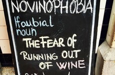 This Dublin cellar bar's chalkboards speak to every wine lover