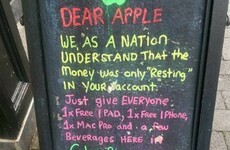 A pub in Mullingar has come up with a simple solution to the Apple tax issue