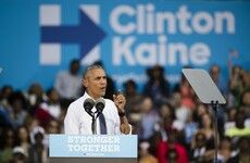 Obama: "Can I just say I am really into electing Hillary Clinton?"