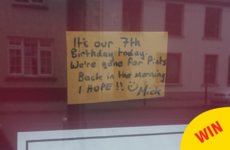 This barbers in Kildare had the best excuse for closing up early