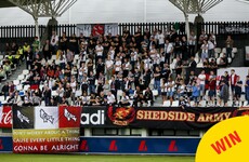 A bus full of Dundalk fans broke down on the motorway and the team picked them up