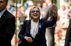 Clinton all smiles after pneumonia drama as Trump prepares to release his health records