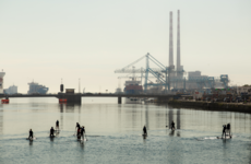 These workers in Dublin found an idyllic way to travel to their office