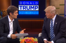 Donald Trump opens up about his weight to celebrity physician Dr. Oz