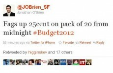Sinn Féin TD tweets Budget 2012 measures before they're announced