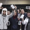 These cheering fans queued for days to get their hands on the new iPhone 7