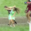 Spare a thought for this girl at the Listowel Races caught snotting herself on camera