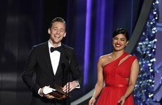 Tom Hiddleston was openly flirting with another woman at the Emmys... It's The Dredge