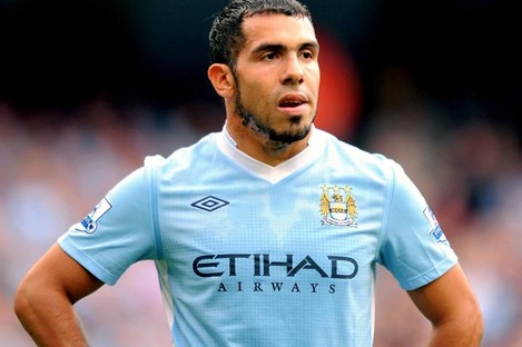 Carlos Tevez: out in the cold at Manchester City. 