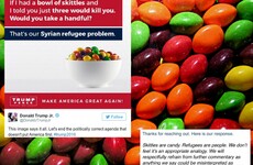 Skittles gave the best response to the Trump campaign's 'poisonous' refugee comparison